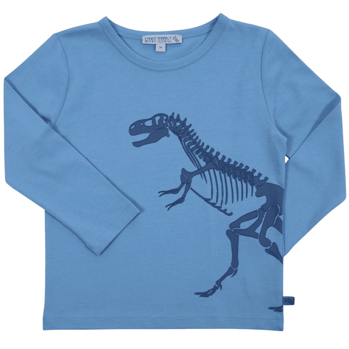 Shirt mit Dinoskelettdruck in sky - Enfant Terrible GmbH
